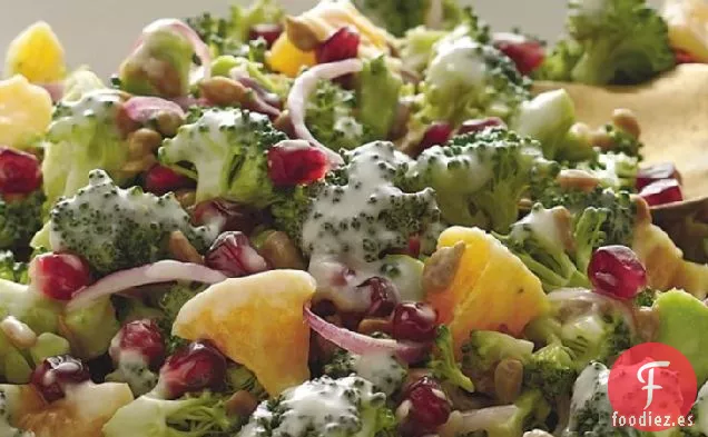 Ensalada de Brócoli Cítrico y Granada