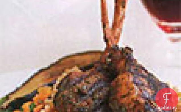 Chuletas de Cordero Charmoula a la Parrilla