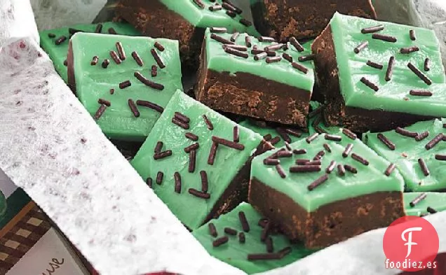 Dulce de Chocolate con Menta en capas