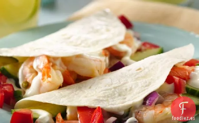 Tacos de Camarones Cítricos Flacos