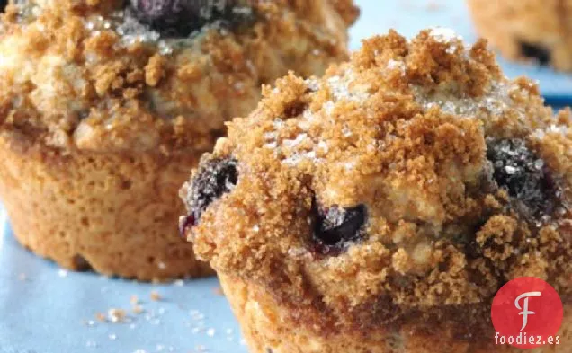 Muffins de Arándanos y Trigo Integral