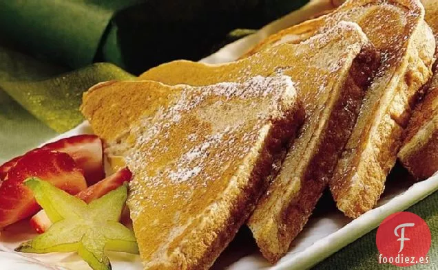 Tostadas Francesas Bañadas en Masa de Canela