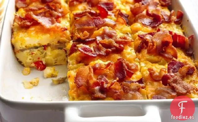 Hornear Huevos con Tocino y Hachís