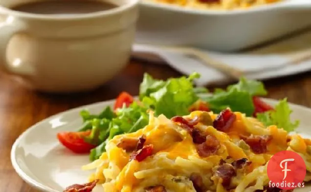 Queso Cheddar Brócoli Hash Brown Hornear