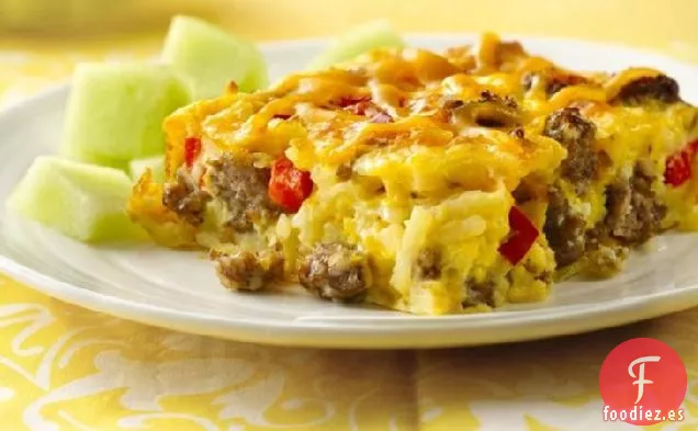 Horneado de Desayuno Increíblemente Fácil (Tamaño de la Multitud)