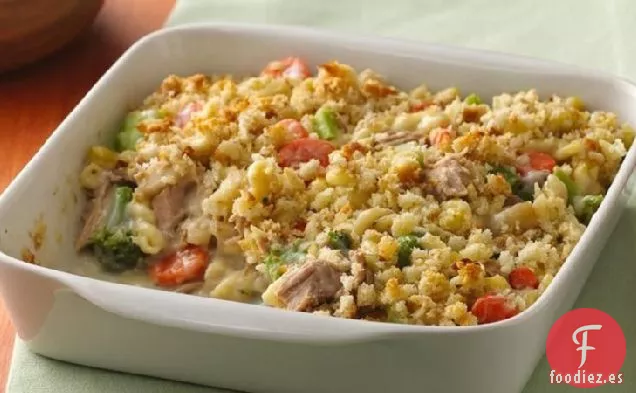 Cazuela de Pasta de Atún Muy Sencilla