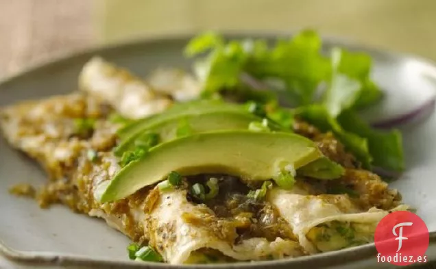 Enchiladas Verdes de Queso