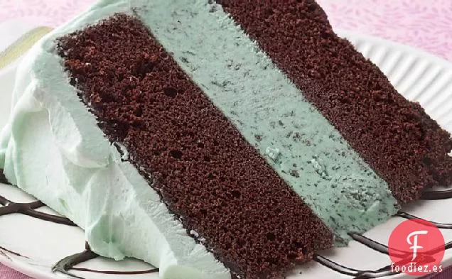 Pastel de Helado de Menta y Chocolate