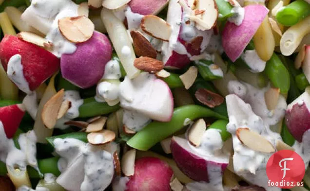 Aderezo de Ensalada de Estragón y Crema Fresca