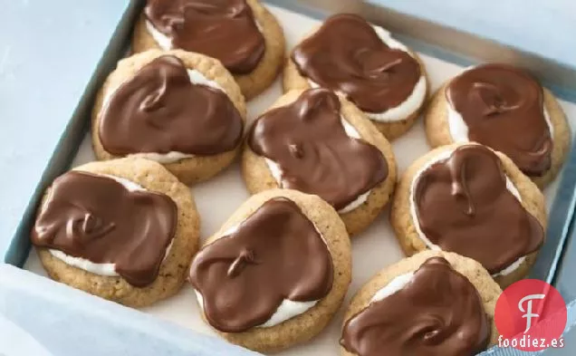S'mores Thumbprint Cookies