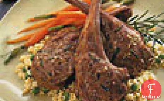 Chuletas de Cordero al Romero y Ajo