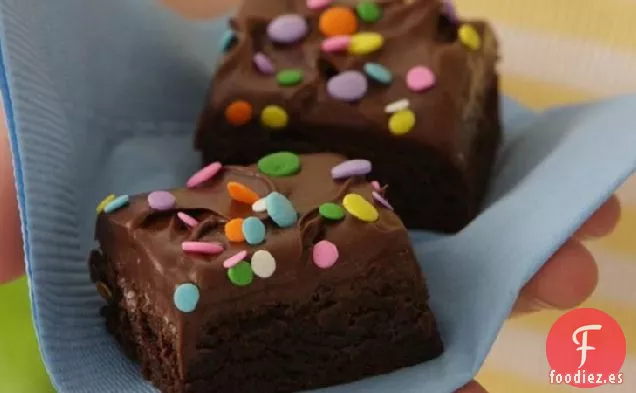Brownies Esmerilados con Caramelos
