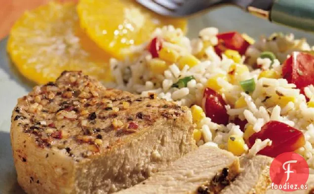 Paquetes de Papel de Cerdo al Suroeste a La Parrilla