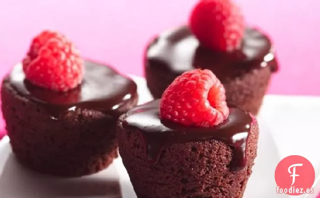 Bocados de Brownie con Tapa de Ganache