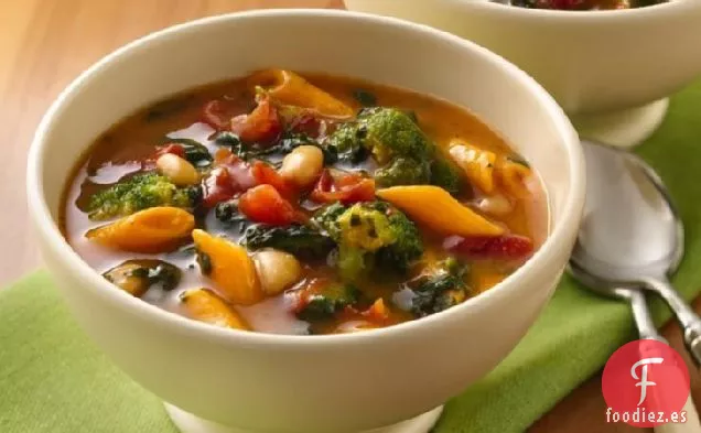 Sopa de Verduras Italiana Fácil