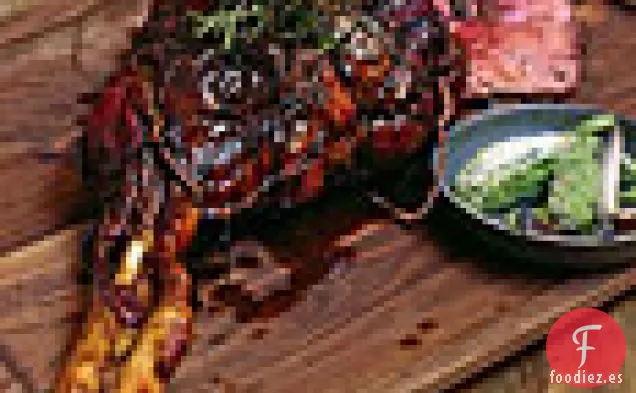 Pierna de Cordero Rellena de Tapenade