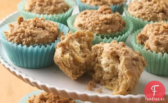 Muffins de Manzana y Queso Crema