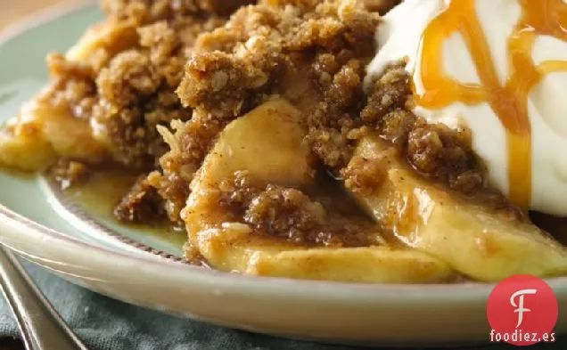 Crujiente de Manzana con Caramelo y Caramelo (Harina de Trigo Integral Blanca)