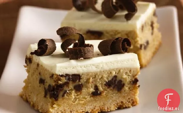 Barras de Pastel de Queso Tiramisú