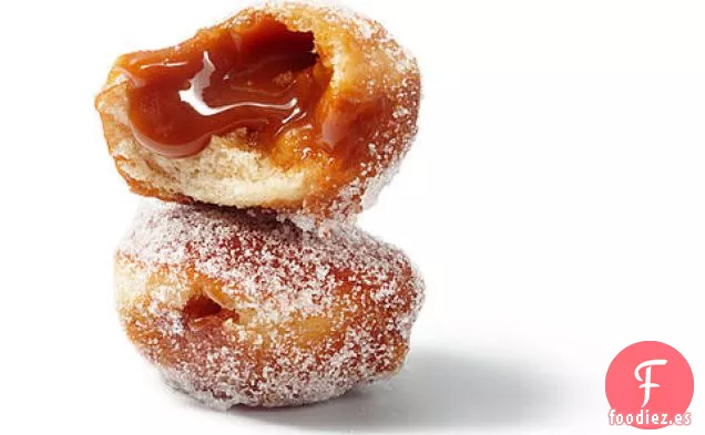 Sufganiyot de Sidra de Manzana con Caramelo Salado
