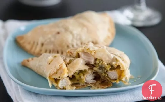 Bolsillos para Pastel de Queso y Pollo con Brócoli