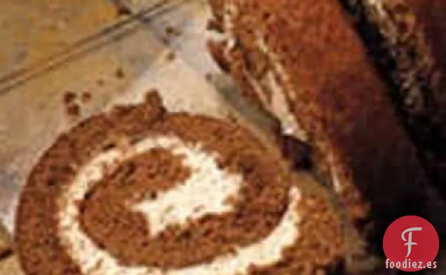 Rollo de Pastel de Chocolate y Canela