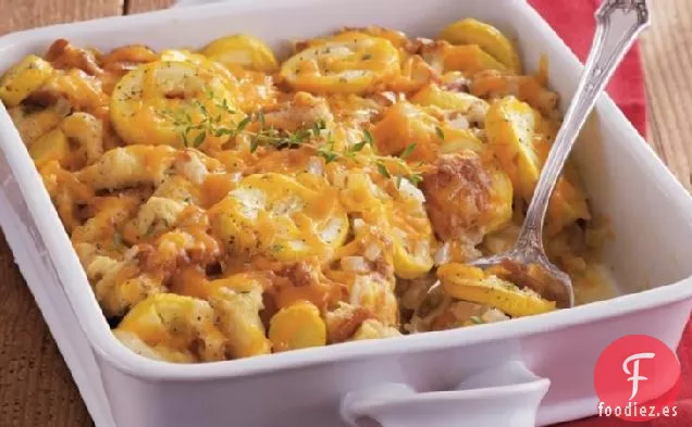 Cazuela de Cheddar y Calabaza