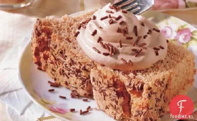Pastel de Ángel Mocha Bajo en Grasa