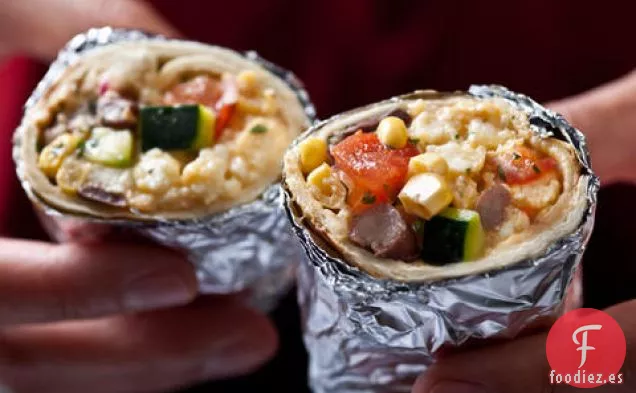 Burritos de Desayuno Vegetarianos