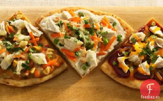 Pizza Tailandesa Picante a la Parrilla