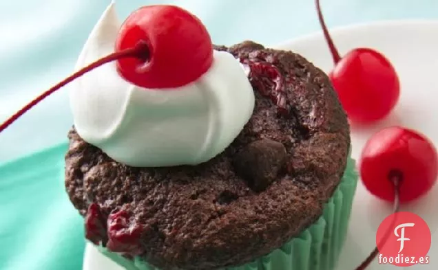 Pasteles de Muffins de la Selva Negra