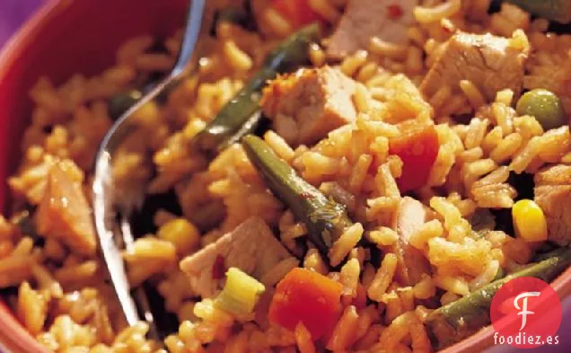Arroz Frito de Cerdo Fácil