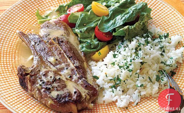 Chuletas de Cordero con Salsa Tahini
