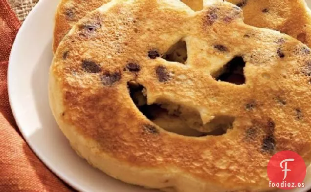 Panqueques con Chispas de Chocolate y Calabaza