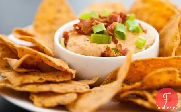Salsa Cremosa de Queso con Tocino y Barbacoa