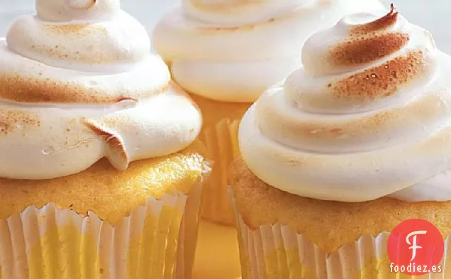 Cupcakes Sorpresa con Merengue de Limón