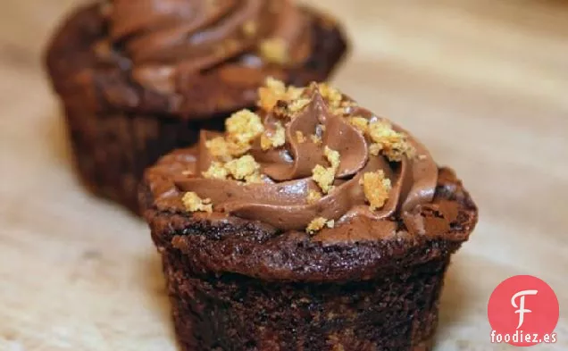 Cupcakes de Galletas de Brownie