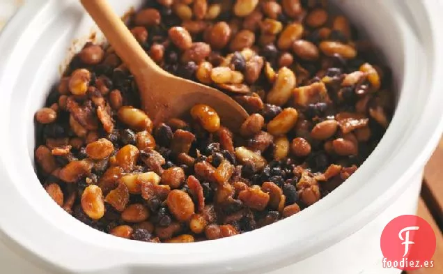 Olla de Cerveza de Tres Frijoles de Cocción Lenta