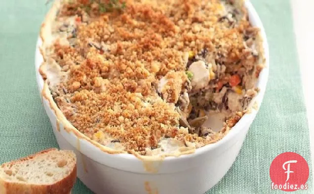 Cazuela de Pavo y Arroz Salvaje