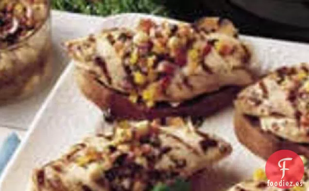 Pollo a la Parrilla con Salsa Italiana