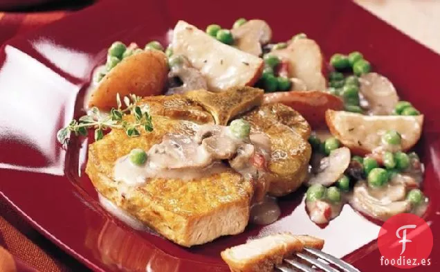 Cena de Chuletas de Cerdo