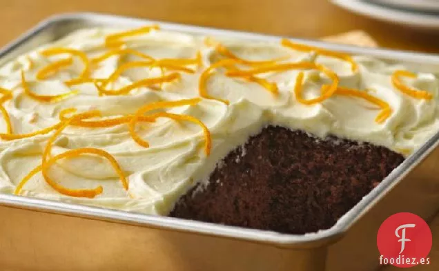 Pastel de Naranja y Chocolate Sin Gluten