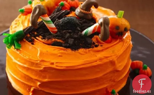 Pastel de Bruja de Aterrizaje Forzoso