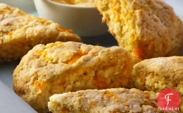 Bollos de Naranja Doble con Mantequilla de Naranja