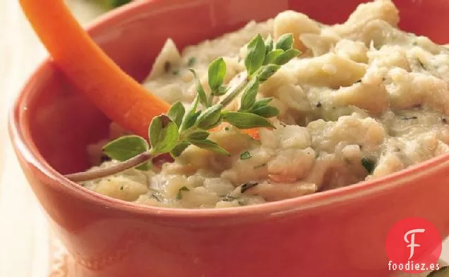Salsa de Parmesano y Frijoles Blancos