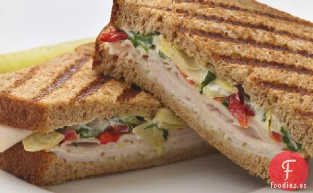 Panini de Alcachofa y Pavo Flaco