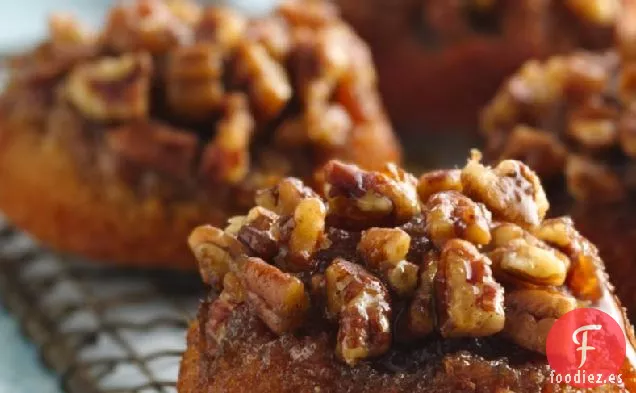 Pasteles de Higos con Caramelo de Nuez Pegajosos sin Gluten