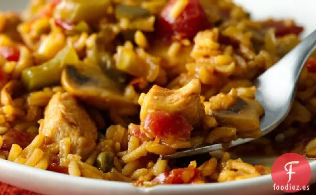 Mezcla de Pollo, Verduras y Arroz