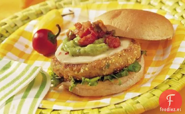 Hamburguesas de Frijoles Blancos Picantes