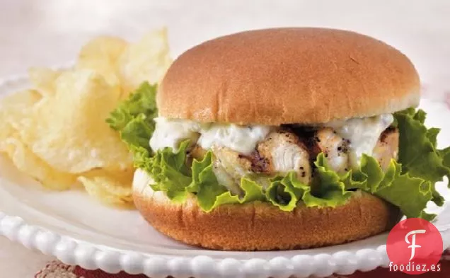 Sándwiches de Mero a la Parrilla